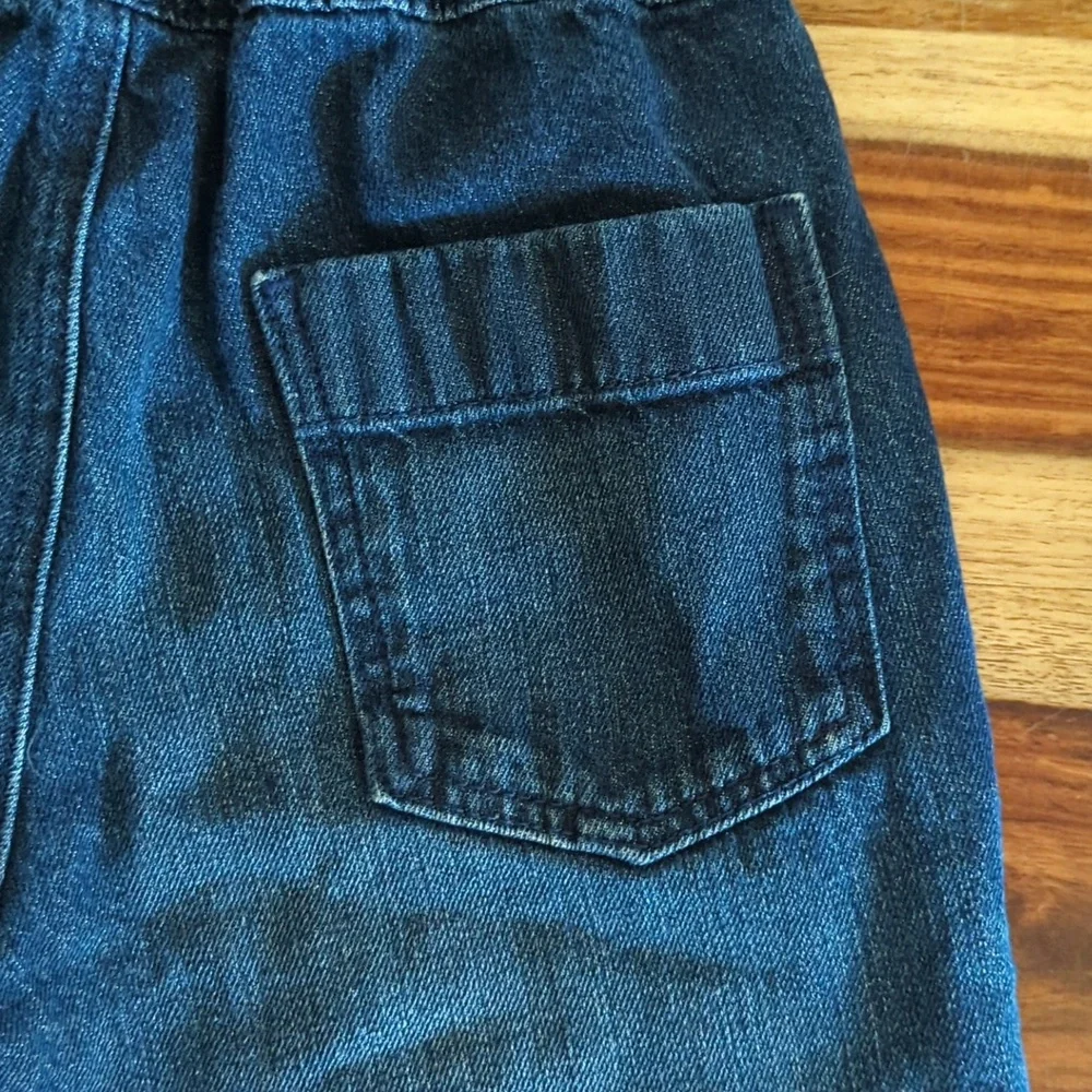 🌻 Uniqlo Kids Pull On Medium Wash Denim Shorts Size 110 (4-5)